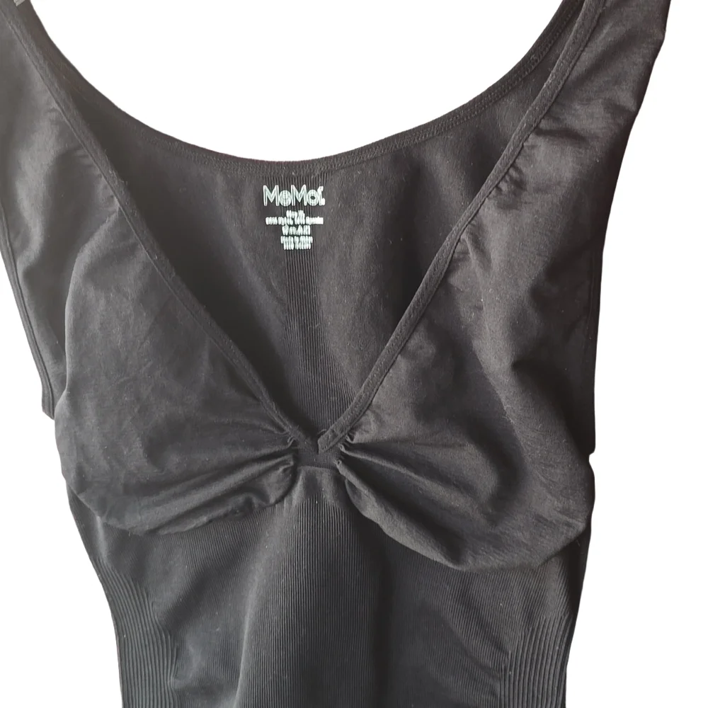 NWOT MeMoi Slim Me Black Casual Sports Shaping Tank Top Undershirt  - Picture 5 of 5